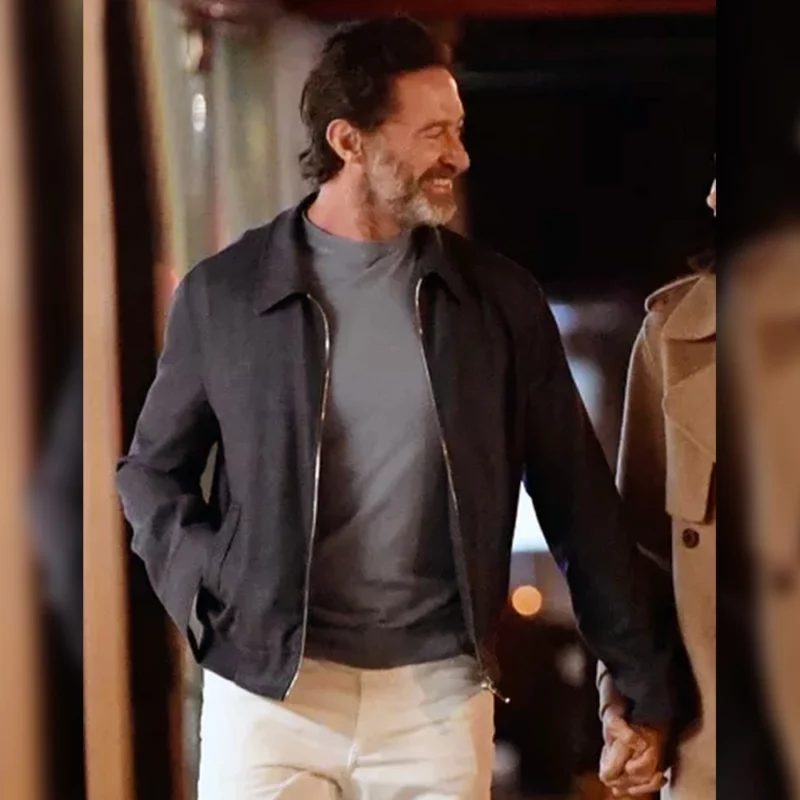 Hugh Jackman Los Angeles Dinner Date Jackets