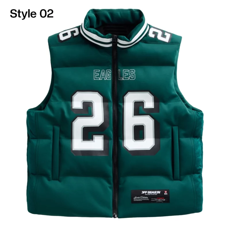 Jalen Hurts Off Season Philadelphia Eagles Puffer Vest