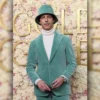 Jeremy Strong Golden Globe 2025 Suit