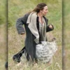 Jodie Comer 28 Years Later 2025 Grey Trench Coat