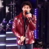Joe Jonas New Year Eve Times Square Performance Leather Jacket