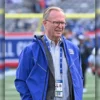 John Mara New York Giants Blue Hooded Jacket