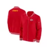 KC Chiefs Sideline Coach Red Bomber Jacket