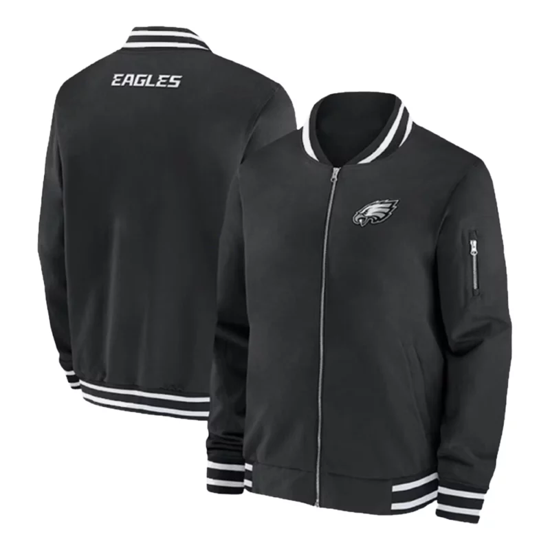 Kellen Moore Philadelphia Eagles Sideline Black Jacket