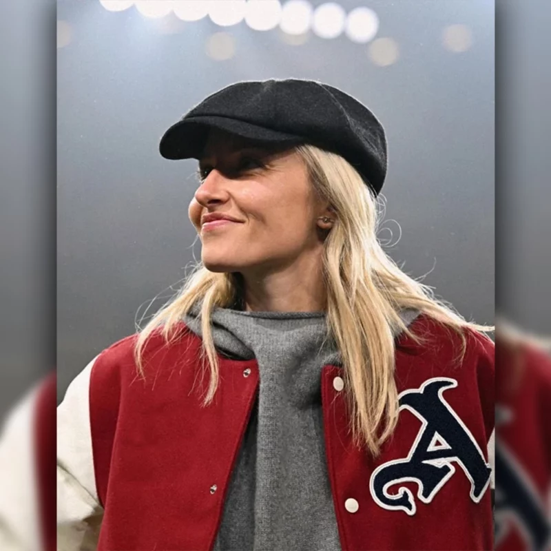 Leah Williamson Arsenal Varsity Red Jacket
