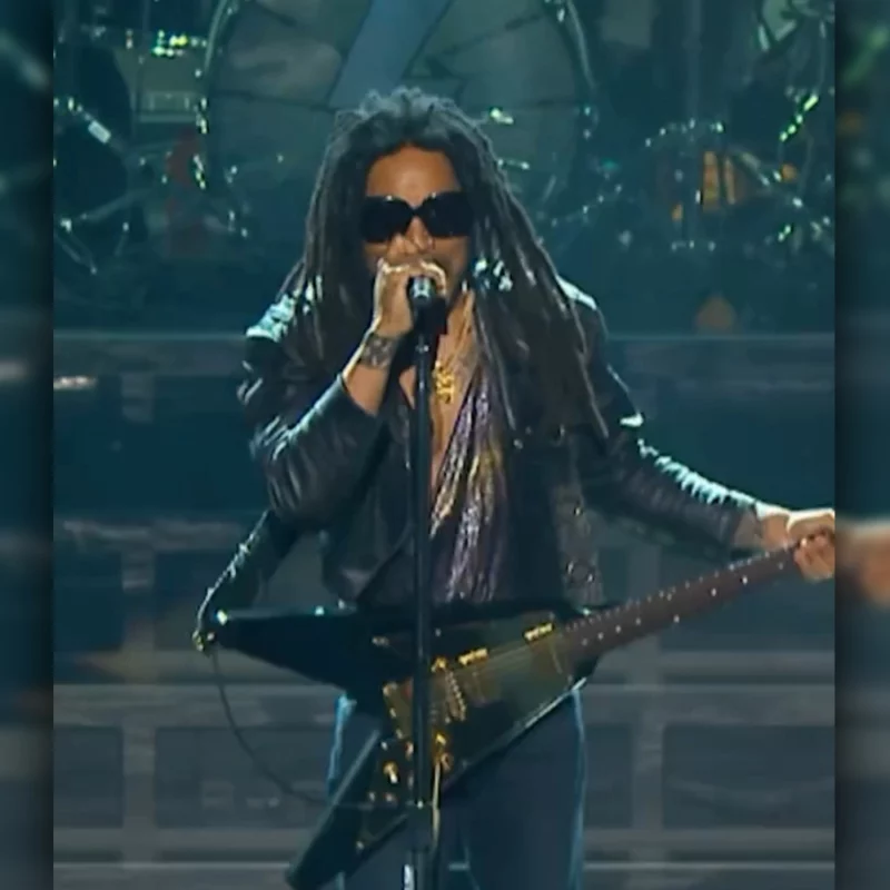 Lenny Kravitz Rockin Eve Black Jacket