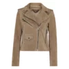 Love of the Irish 2025 Fiona Shenae Grimes Suede Jacket