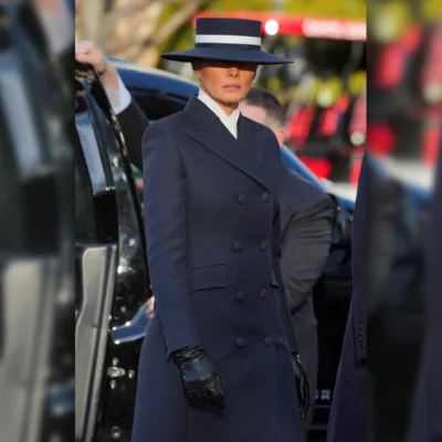 Melania Inauguration Black Coat
