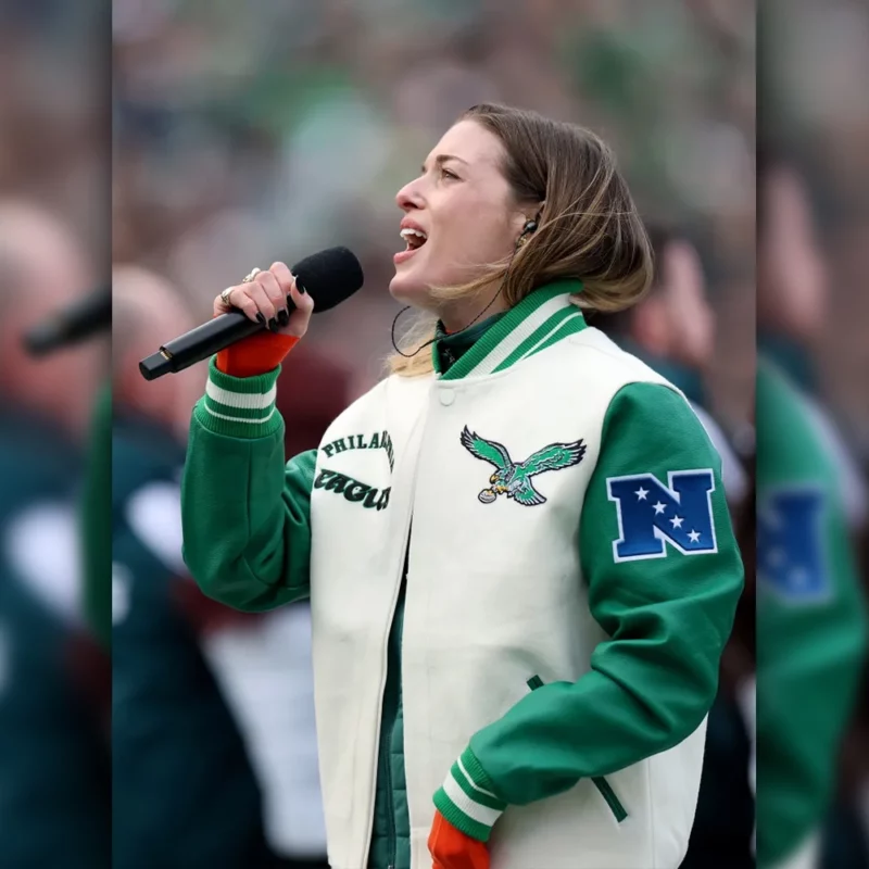 NFC Championship Mary Kate Morrissey Philadelphia Eagles Varsity Jacket