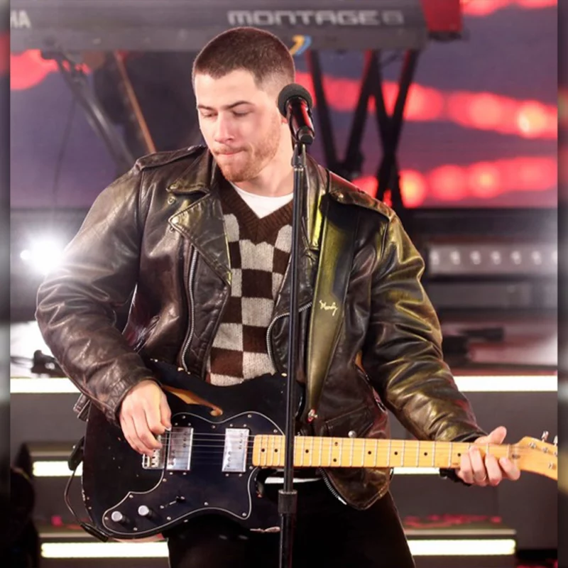 New Year Eve Nick Jonas Times Square Performance Jacket