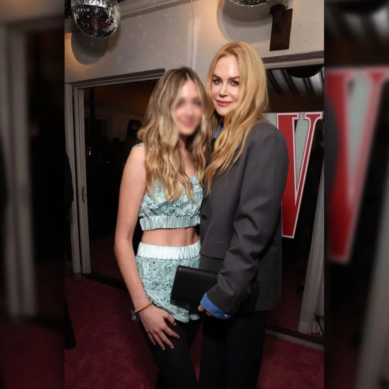Nicole Kidman W Magazines annual pre Golden Globes party Blazer