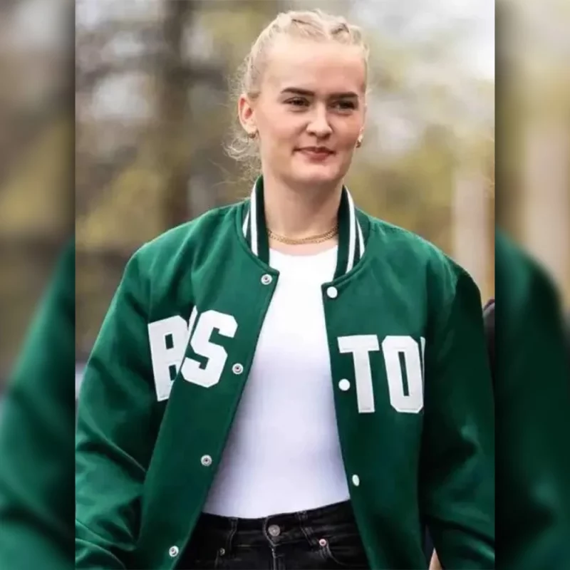 PWHL Original Six Boston Green Satin Jacket