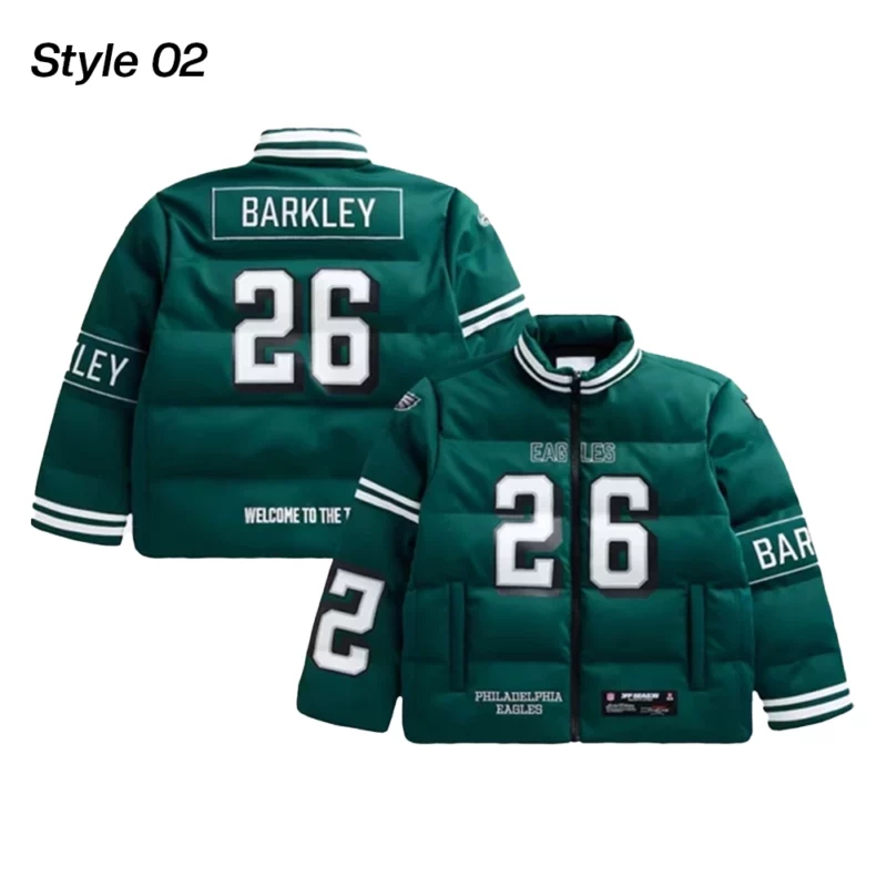 Philadelphia Eagles Green Puffer Jacket