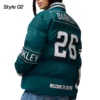 Philadelphia Eagles Off Season Green Puffer Jacket