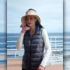 Polar Opposites Rhiannon Fish Puffer Vest