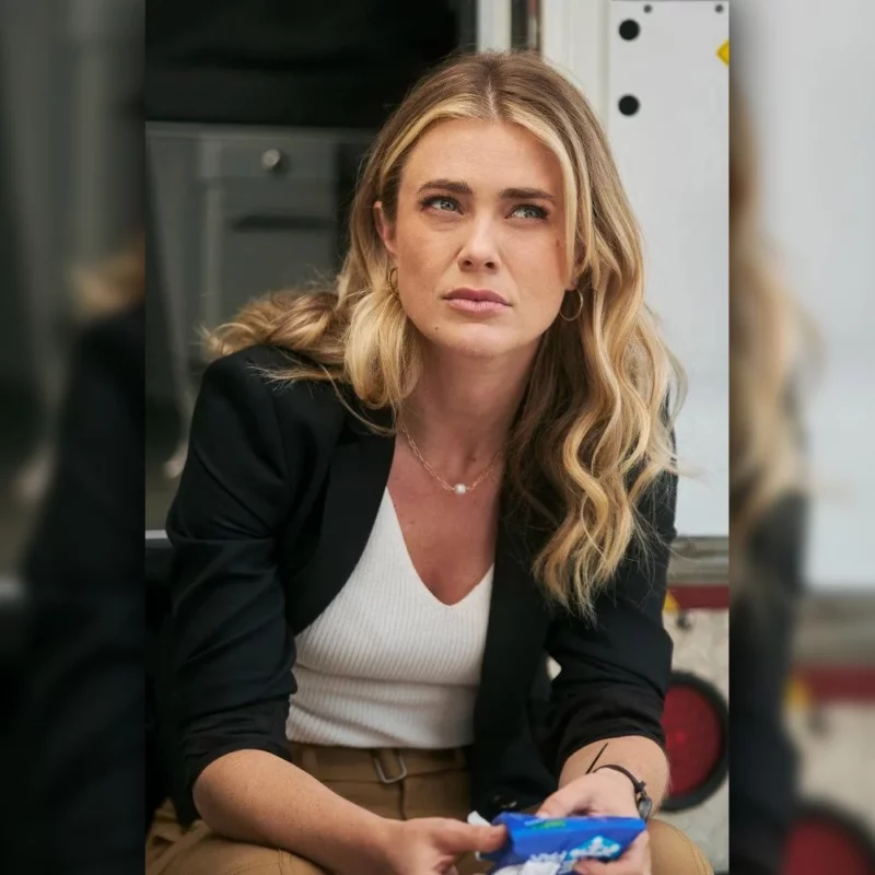 Rebecca Henderson The Hunting Party Melissa RoxburghÂ Black Blazer
