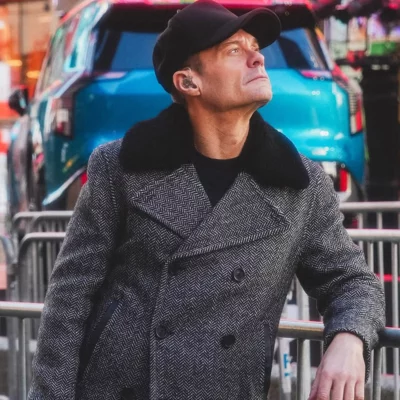 Ryan Seacrest New Years Rockin Eve Coat