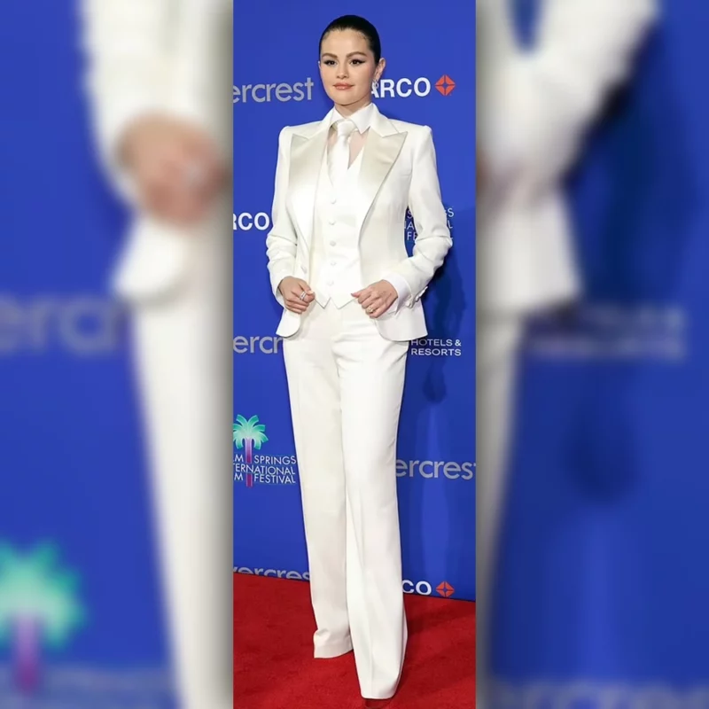 Selena Gomez 2025 Palm International Film Festiival Suit