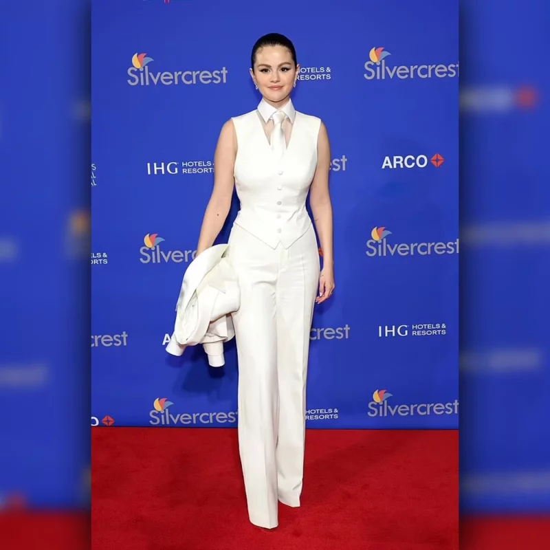 Selena Gomez 2025 Palm International Film Festivaal Suit