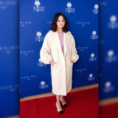 Selena Gomez Palm Springs Film Festival 2025 Coat