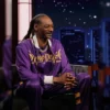 Snoop Dogg Jimmy Kimmel Live show 2025 Purple Tracksuit