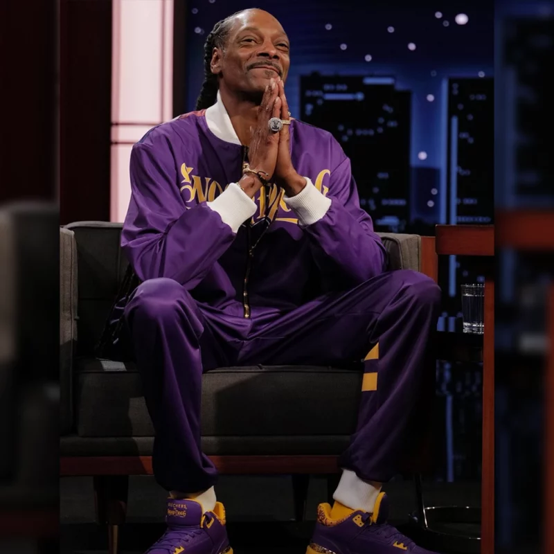 Snoop Dogg Live Purple Tracksuit