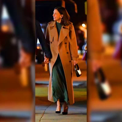 Sutton Foster LA Dinner Date Coat