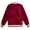 Texas Southern University Cardinal Lightweight Full-Snap Satin Jacket