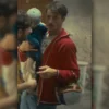 The-Love-Scam-Antonio-Folletto-Red-Stripe-jacket
