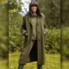 The Traitors UK 2024 Claudia Winkleman Green Coat