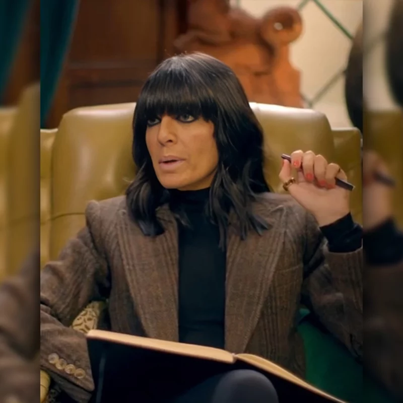 The Traitors UK Claudia Winkleman Brown Blazer