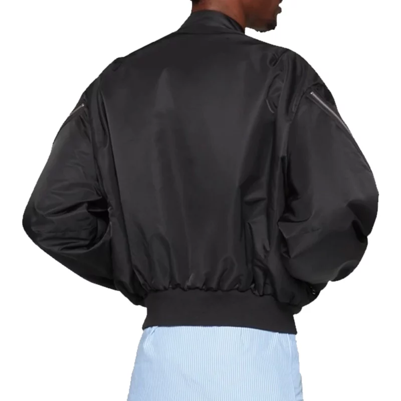 TimothÃ©e Chalamet Mowalola Runway My City Black Jacket