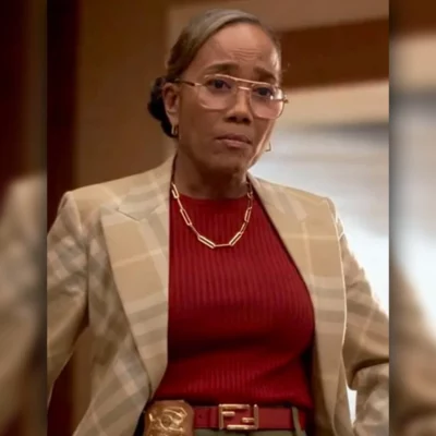 Will Trent S03 Sonja Sohn Plaid Blazer