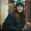 Wish You Were Here 2025 Isabelle Fuhrman Blue Puffer Jacket