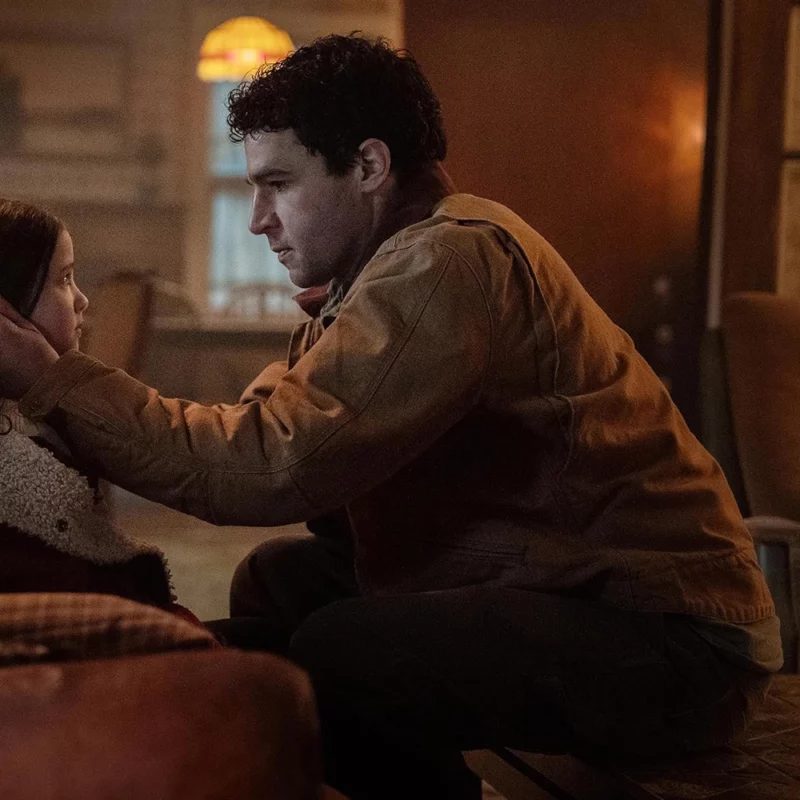 Wolf Man 2025 Christopher Abbott Brown Jacket