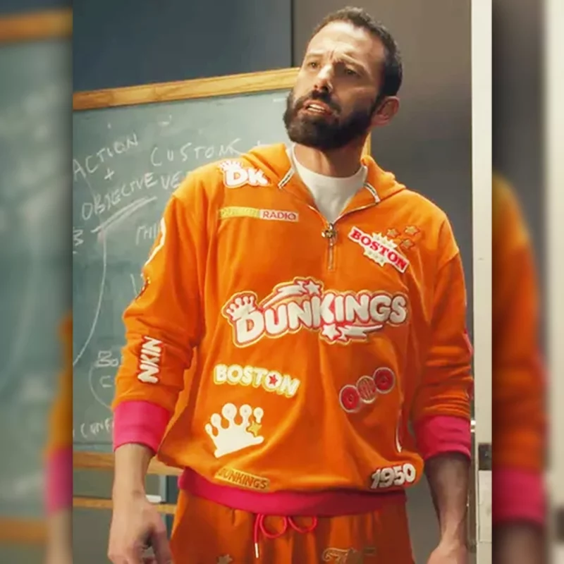 Dunkin 2025 SuperBowl Ben Affleck Tracksuit