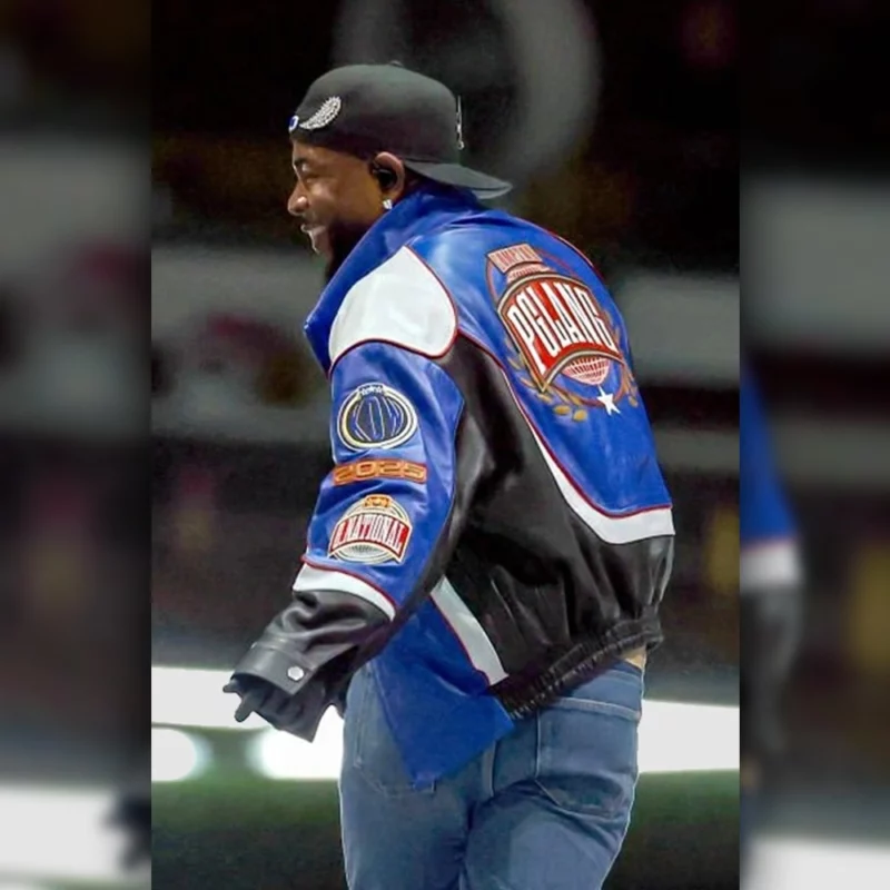Halftime Show Super Bowl LIX Kendrick Lamar Gloria Leather Jacket