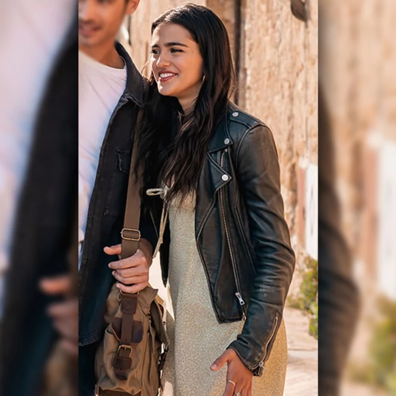 La Dolce Villa Olivia Maia Reficco Leather Jacket
