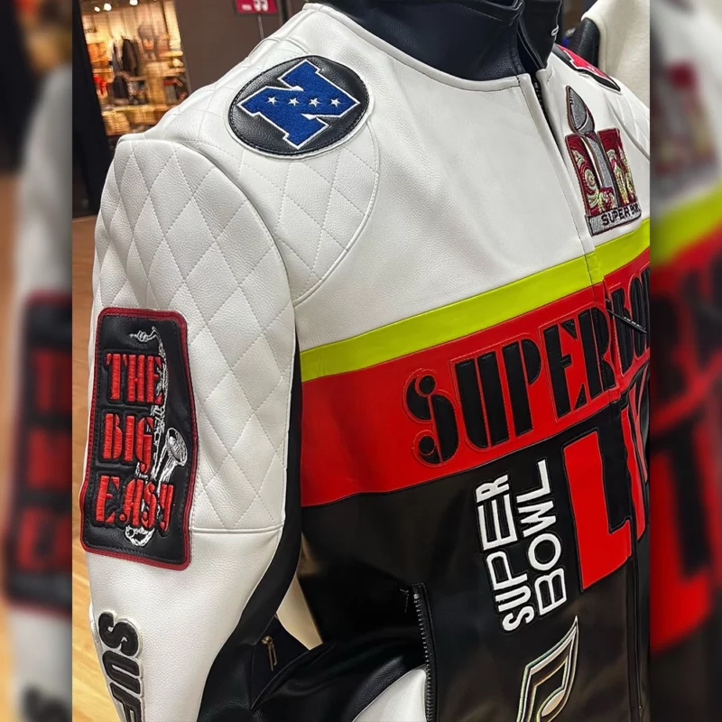 Master P Gameday Super Bowl LIX Leather Jackett