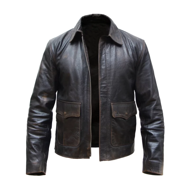 Riff Raff 2025 Lewis Pullman Leather Jacket