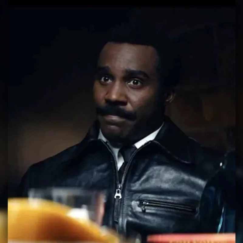 Severance S02 Tramell Tillman Mr Milchick Leather jacket