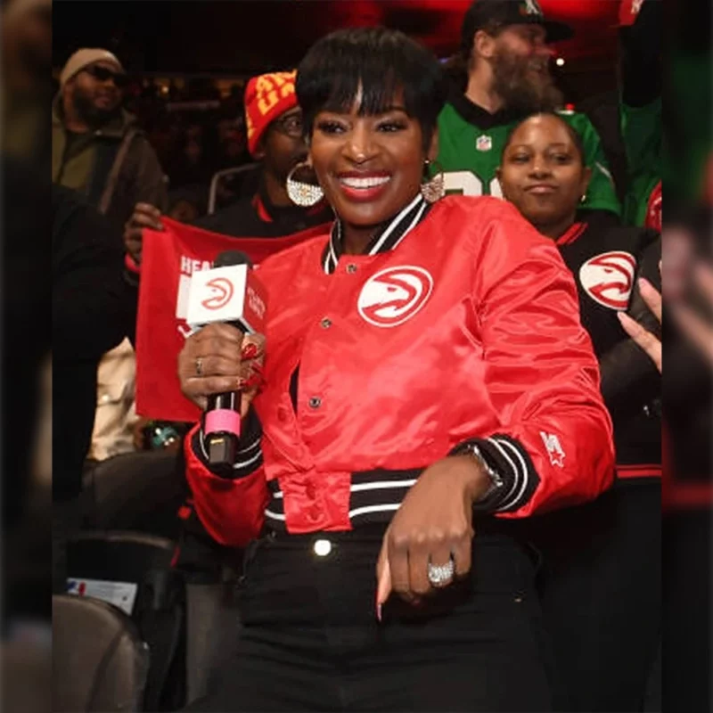 Shamea Morton Atlanta Hawks Varsity Jacket