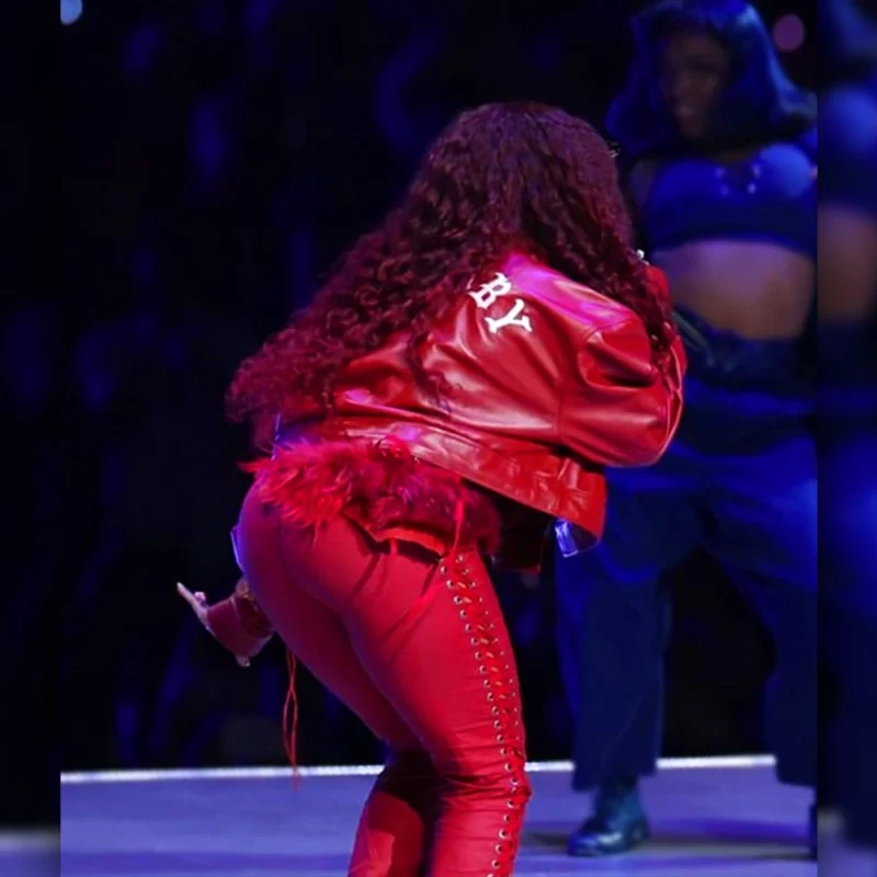 Super Bowl LIX Performance SZA Leather Jaacket