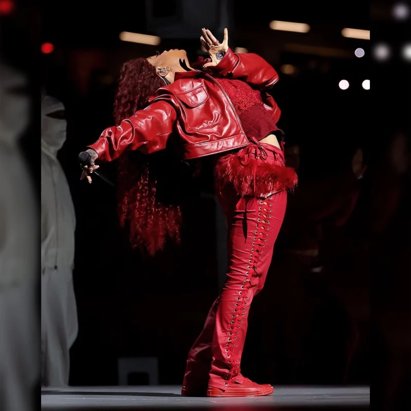 Super Bowl LIX Performance SZA Leather Jacket