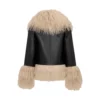 Taylor Swift Charlotte Simone Billie Fur Collar Leather Jackets
