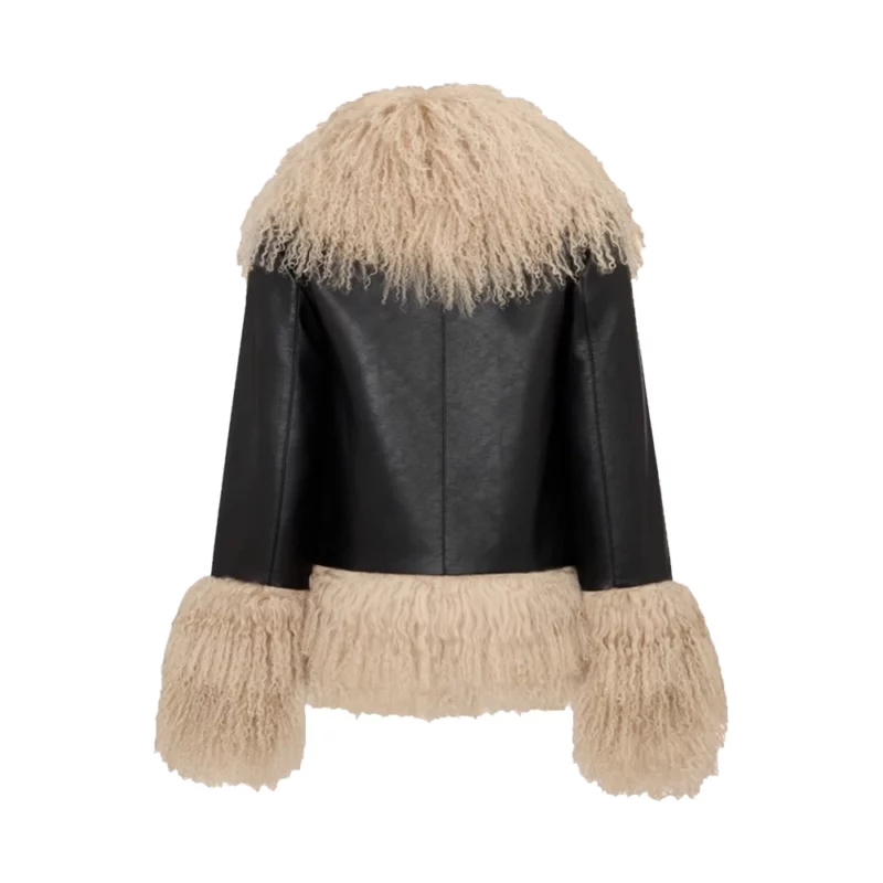 Taylor Swift Charlotte Simone Billie Fur Collar Leather Jackets