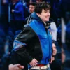 TimothÃ©e Chalamet Knicks Leather Jacket