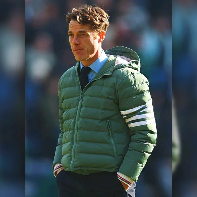 Burnley Manager Scott Parker Green Jacket