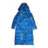 Elsbeth Tascioni Carrie Preston Blue Long Coat