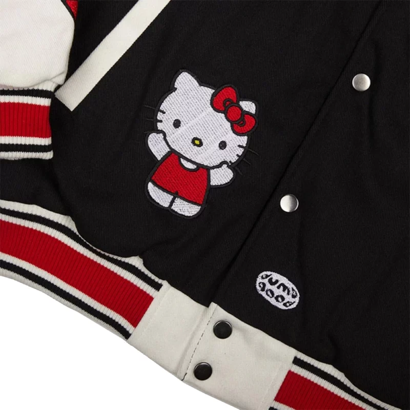 Hello Kitty Dumbgood Black & White Jacket